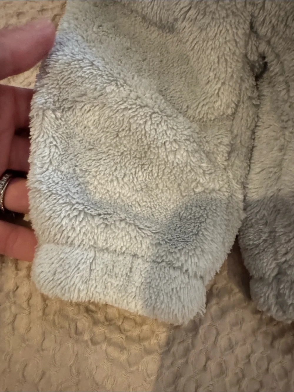 GAP Baby Plush Two-Piece Set - Light Gray